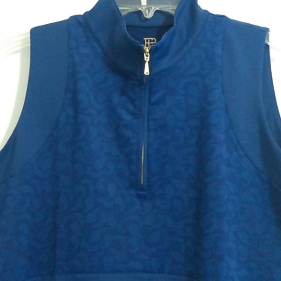 EP NEW YORK GOLF CUTAWAY ZIP MOCK POLO NWT SIZE L - Picture 4 of 10